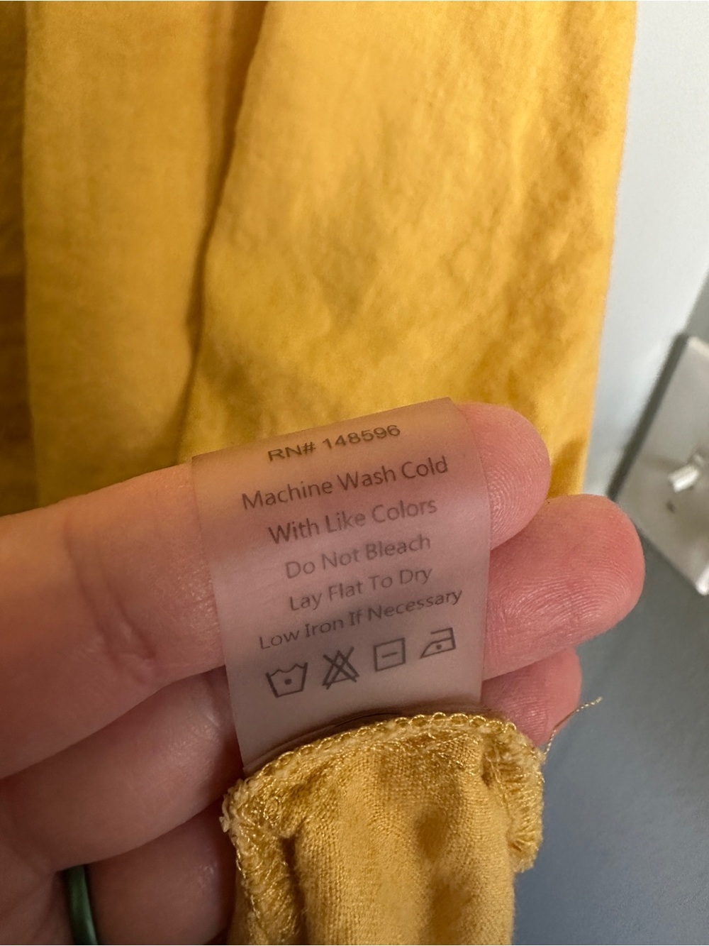 Yellow Universal Standard Islet Stretch Linen Dress Size XL - Picture 5 of 9